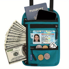 Multifunctional Halter Mobile Phone Passport Bag Travel Crossbody Bag