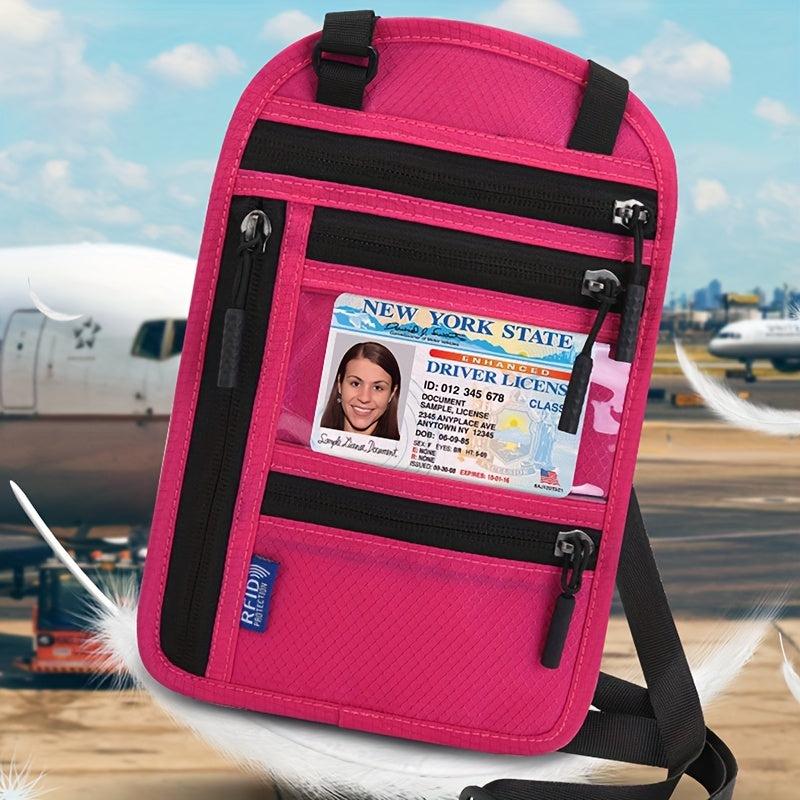 Multifunctional Halter Mobile Phone Passport Bag Travel Crossbody Bag