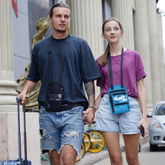 Multifunctional Halter Mobile Phone Passport Bag Travel Crossbody Bag
