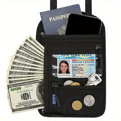 Multifunctional Halter Mobile Phone Passport Bag Travel Crossbody Bag