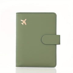 PU Leather Passport Holder Vaccine Card Holder