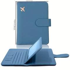 PU Leather Passport Holder Vaccine Card Holder