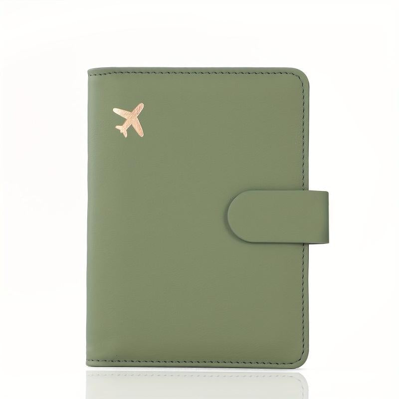 PU Leather Passport Holder Vaccine Card Holder