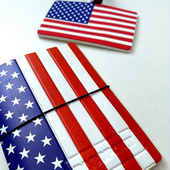 Flag Luggage Tag and Passport Holder Set - Travel Accessories