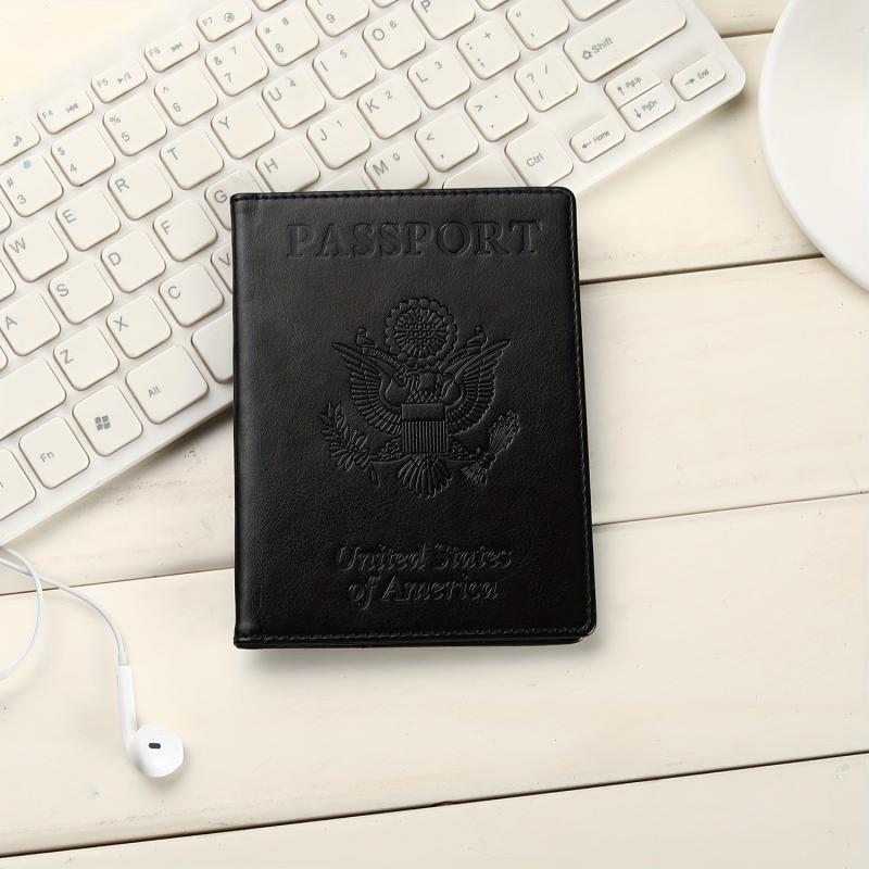 Airplane Travel Passport Case Vaccine Card Holder