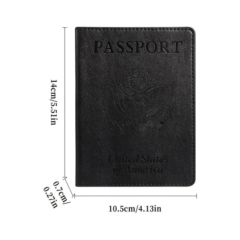 Airplane Travel Passport Case Vaccine Card Holder