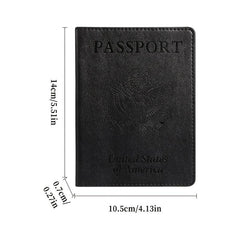 Airplane Travel Passport Case Vaccine Card Holder