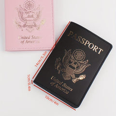 Travel Bronzing Passport Bag Set