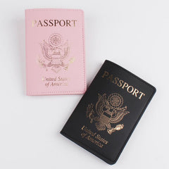 Travel Bronzing Passport Bag Set