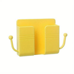 Remote Control Storage Box Wall Mounted Phone Holder Organizer