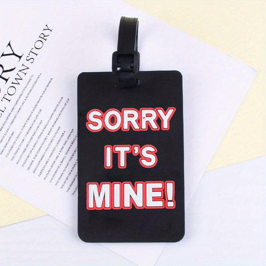 Geometric Letter Boarding Card PVC Soft Rubber Card Sleeve