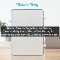 Summer Beach Bag Divider Tray Hollow Out Beach Bag Insert Waterproof Snack Pad