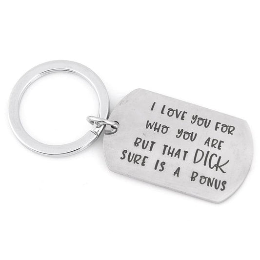 Alphabet Pattern Bag Pendant Metal Key Ring For Gift
