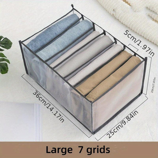 Large Capacity Mesh Storage Organizer Bag with Grids