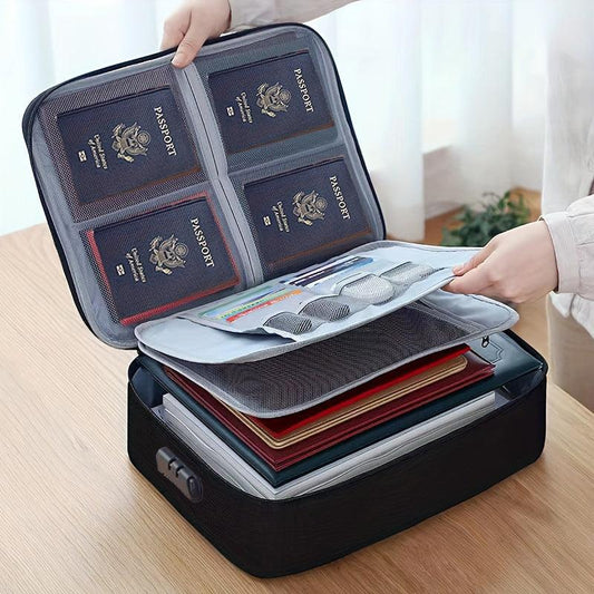 Fireproof Document Bag with Combination Lock