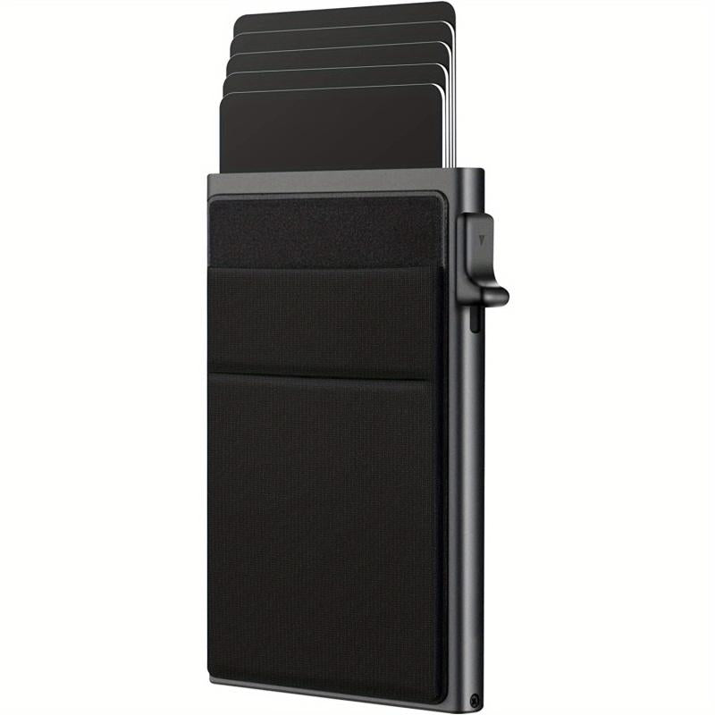 Aluminum Card Holder Pop Up RFID Blocking
