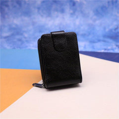 Men's PU Leather Card Holder Wallet Zipper Credit Case 9 Slots 4 Photo 2 Big