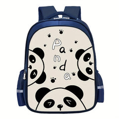 Cartoon Panda School Bag for Kids 5-12 Years Old