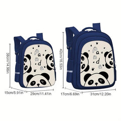 Cartoon Panda School Bag for Kids 5-12 Years Old
