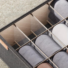Foldable Lightweight Storage Box With Grids for Wardrobe