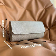 Solid Formal Polyester Clutch Bag Women's Minaudiere & Purse