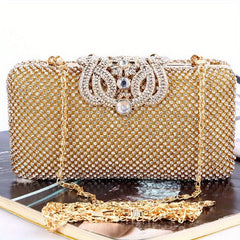 Rhinestone Glitter Evening Clutch Sparking Dinner Purse For Party Prom & Wedding