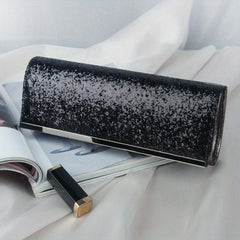 Sequins Banquet Bridesmaid Bag Chain Clutch Purse Glitter Evening Bag