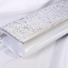 Sequins Banquet Bridesmaid Bag Chain Clutch Purse Glitter Evening Bag