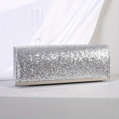 Sequins Banquet Bridesmaid Bag Chain Clutch Purse Glitter Evening Bag
