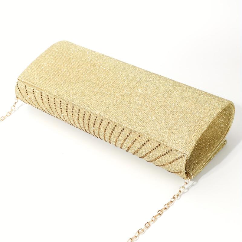 Glitter Rhinestone Evening Bag Dinner Clutch Purse Banquet Bag