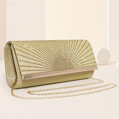 Glitter Rhinestone Evening Bag Dinner Clutch Purse Banquet Bag