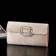 Square Evening Clutch Dinner Purse Formal Handbag For Wedding Party
