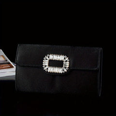 Square Evening Clutch Dinner Purse Formal Handbag For Wedding Party