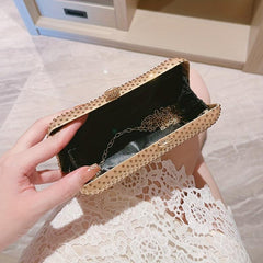 Rhinestone Evening Clutch Formal Handbag for Wedding Party