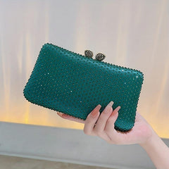 Rhinestone Evening Clutch Formal Handbag for Wedding Party