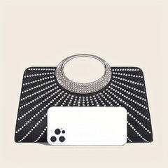 Rhinestone Evening Bag Clutch Purse for Women Glitter Handbag for Wedding Party