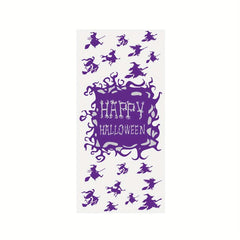 Transparent Halloween Pattern Candy Bag Drawstring Pouch