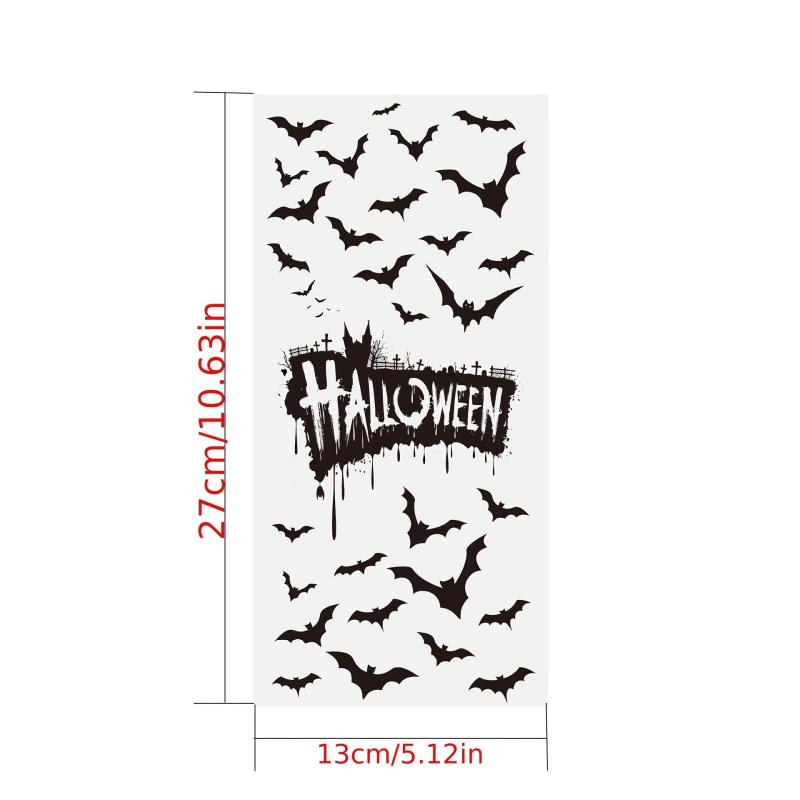 Transparent Halloween Pattern Candy Bag Drawstring Pouch