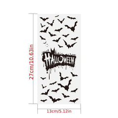Transparent Halloween Pattern Candy Bag Drawstring Pouch
