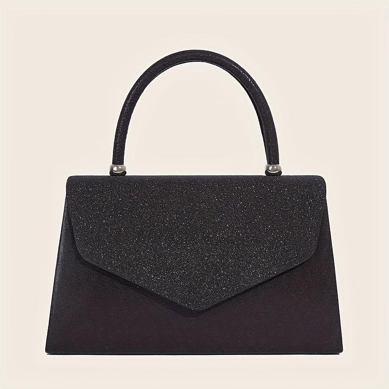 Glitter Flap Handle Bag Buckle Evening Event Party Bag