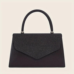 Glitter Flap Handle Bag Buckle Evening Event Party Bag