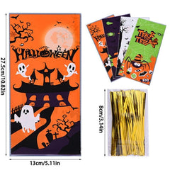 50 Pcs Halloween Candy Storage Pouch Drawstring Bags