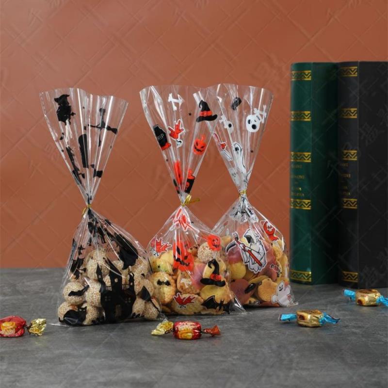 50 Pcs Halloween Candy Storage Pouch Drawstring Bags