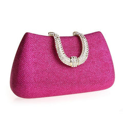 Rhinestone Evening Bag Glitter Box Clutch Bag