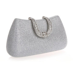 Rhinestone Evening Bag Glitter Box Clutch Bag