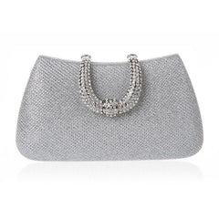Rhinestone Evening Bag Glitter Box Clutch Bag