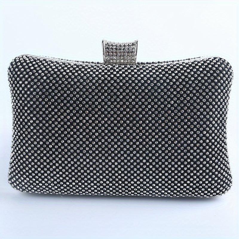 Glitter Rhinestone Evening Bag Dinner Clutch Purse Wedding Party Prom