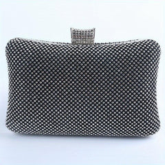 Glitter Rhinestone Evening Bag Dinner Clutch Purse Wedding Party Prom