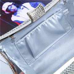 Glitter Rhinestone Evening Bag Dinner Clutch Purse Wedding Party Prom