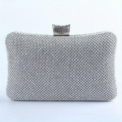 Glitter Rhinestone Evening Bag Dinner Clutch Purse Wedding Party Prom